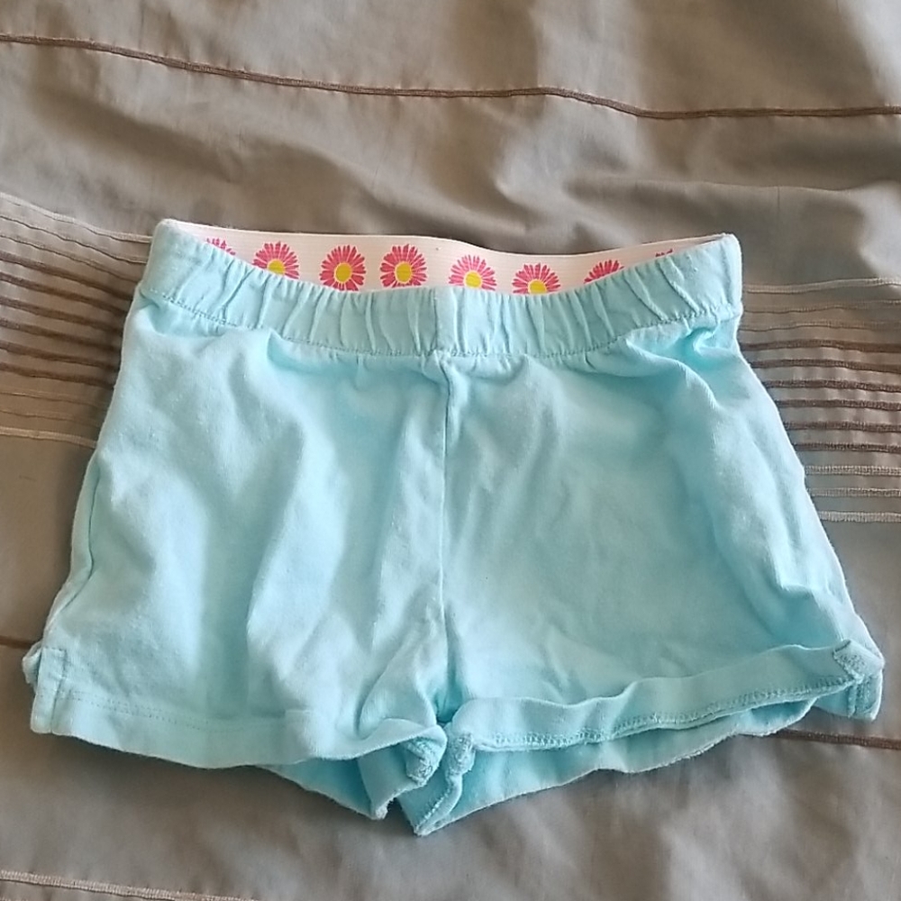 5/25 Blue shorts with foldable waist. Size 2T